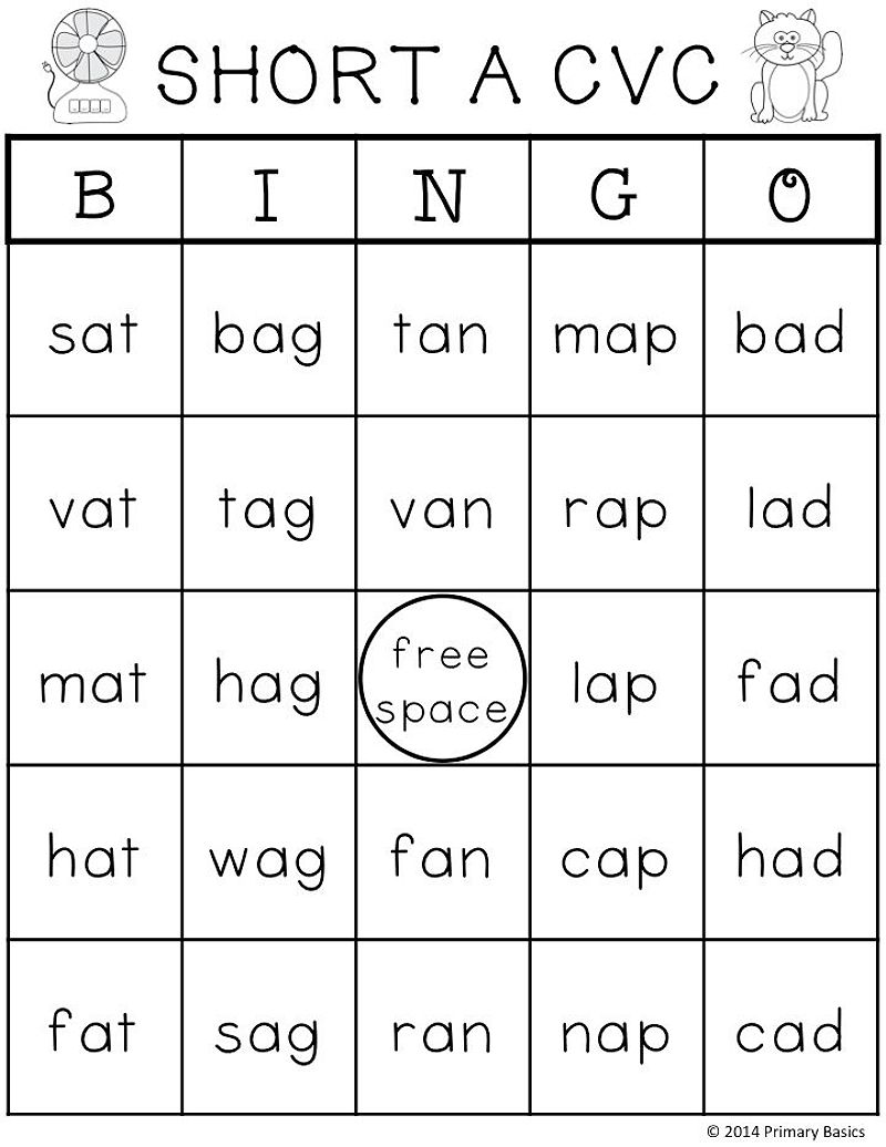 Bảng Bingo giúp trẻ say mê đọc và đọc tốt hơn với hình ảnh minh họa